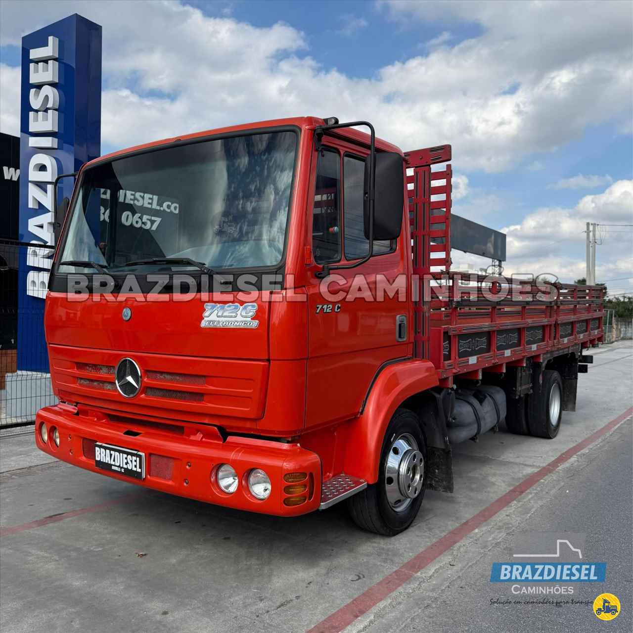 CAMINHAO MERCEDES-BENZ MB 712 Grade Baixa 3/4 4x2 Brazdiesel Caminhões JOINVILLE SANTA CATARINA SC